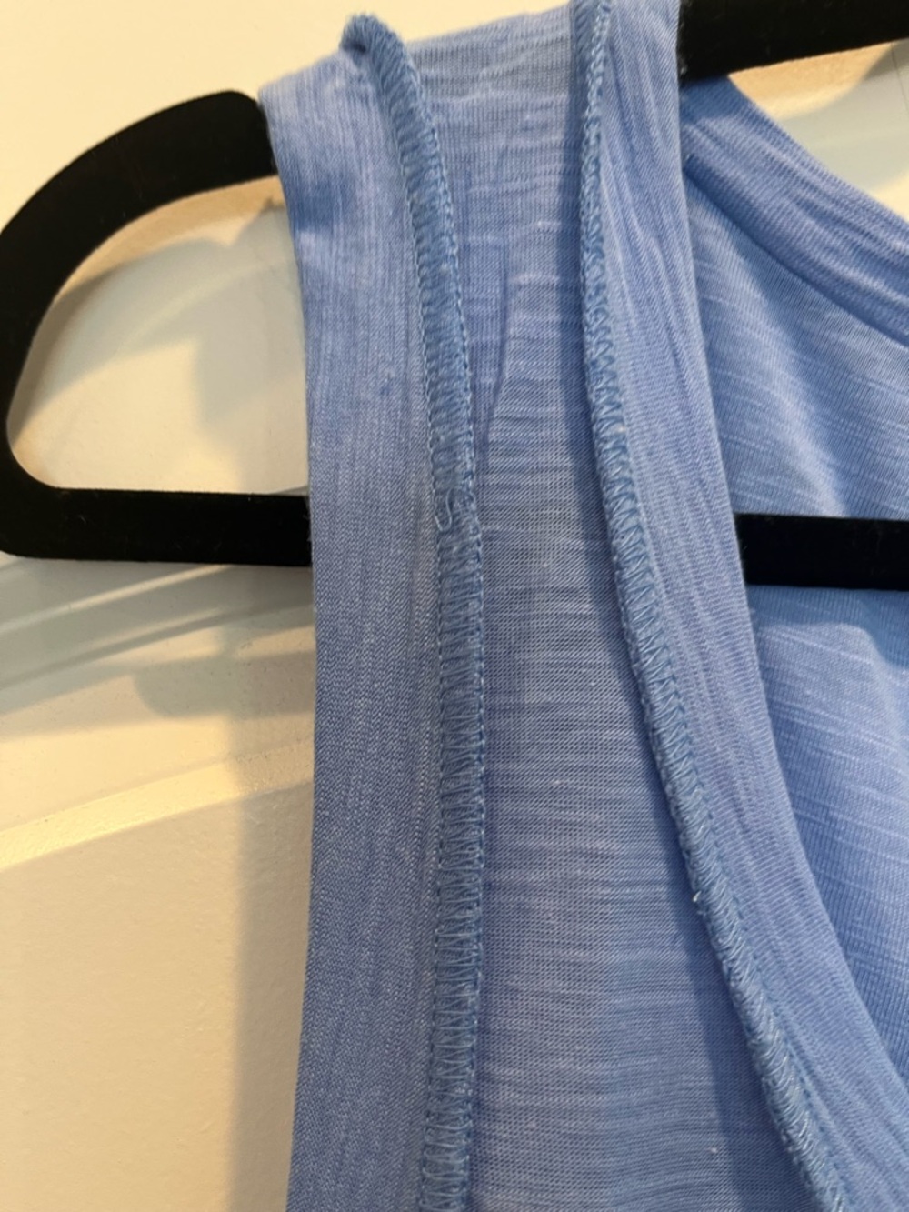Zenana Blue Sleeveless Tank Top Size Large Soft Lightweight Casual Everyday NEW - Picture 5 of 11